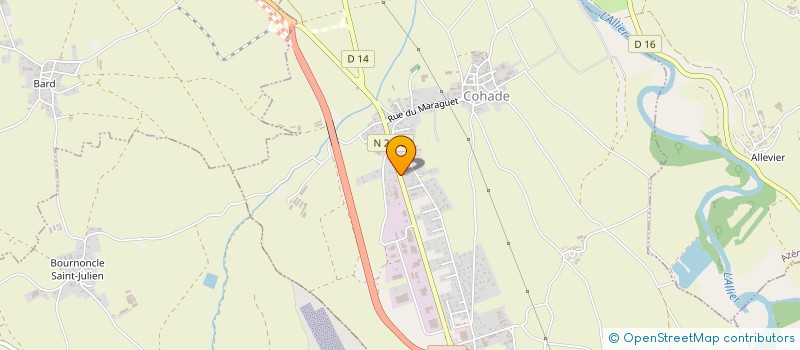 localisation de l'entreprise MTI GRAND CENTRE MANAGEMENT  TRANSACTION  INVESTISSEMENT  COHADE