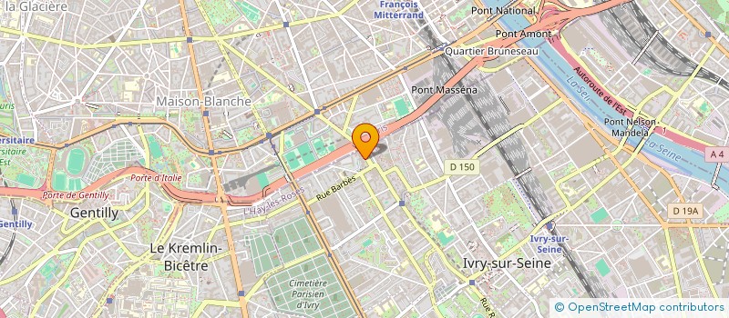 localisation de l'entreprise MTI PRO  IVRY-SUR-SEINE