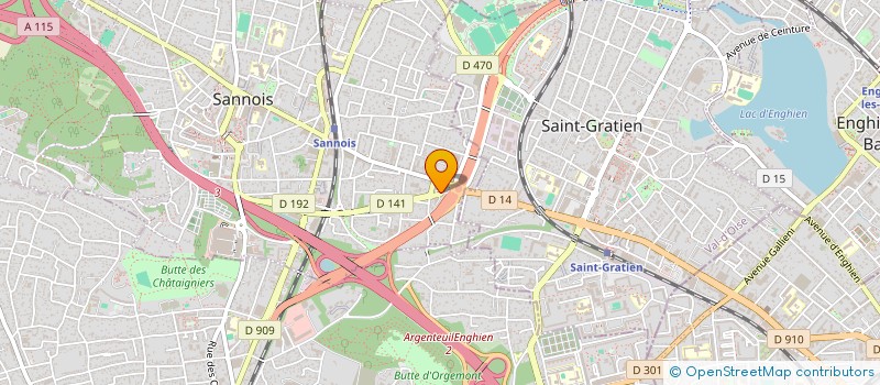 localisation de l'entreprise MTIDF à SANNOIS