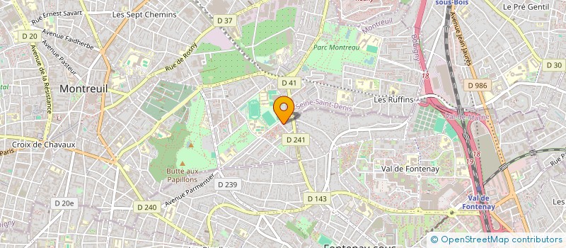 localisation de l'entreprise MTIMET à MONTREUIL