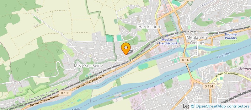 localisation de l'entreprise MTJ  HARDRICOURT