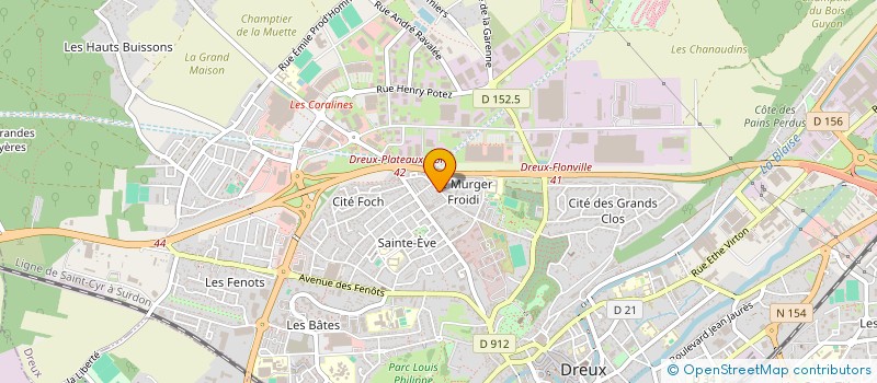 localisation de l'entreprise MTJ à DREUX