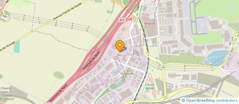 localisation de l'entreprise MTJ IMMO  ROISSY-EN-FRANCE