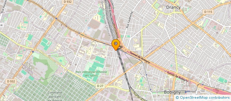 localisation de l'entreprise MTJ SERVICES à BOBIGNY