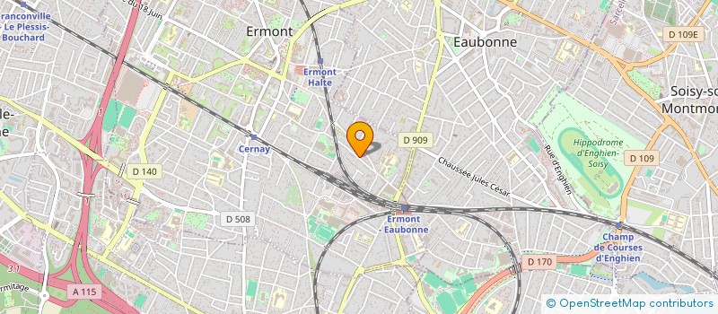 localisation de l'entreprise MTJ TRANSPORTS  ERMONT