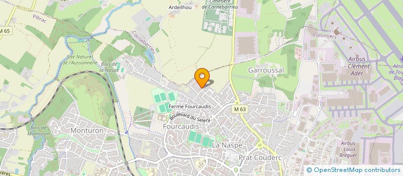 localisation de l'entreprise MTJ2G-SFL  COLOMIERS