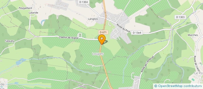 localisation de l'entreprise MTJM  LOUPES