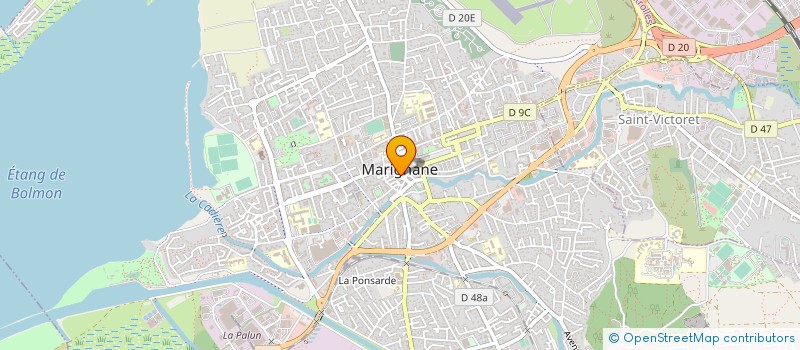 localisation de l'entreprise MTK à MARIGNANE