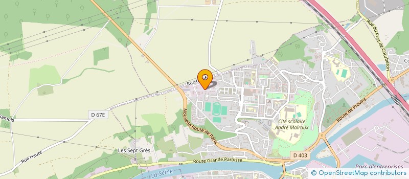 localisation de l'entreprise MTK à MONTEREAU-FAULT-YONNE
