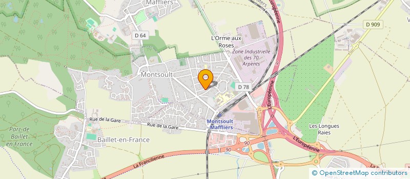 localisation de l'entreprise MTK ARMATURES  MONTSOULT