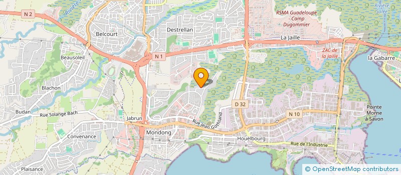 localisation de l'entreprise MTK LEGACY  BAIE-MAHAULT