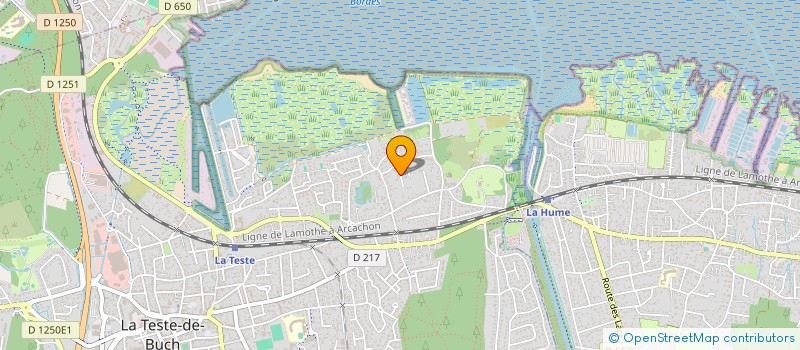 localisation de l'entreprise MTL à LA TESTE-DE-BUCH