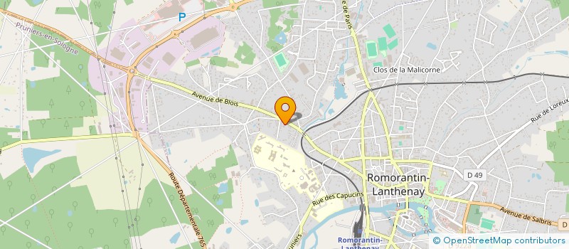 localisation de l'entreprise MTL  ROMORANTIN-LANTHENAY