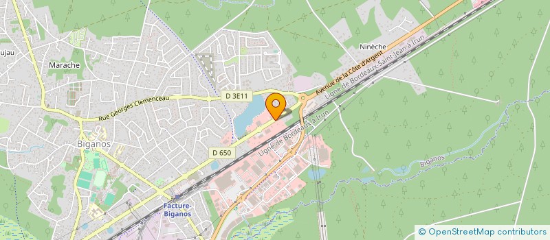 localisation de l'entreprise MTL  BIGANOS