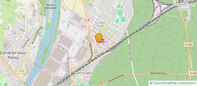 localisation de l'entreprise MTL  POISSY