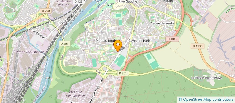 localisation de l'entreprise MTL  CREIL