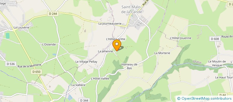 localisation de l'entreprise MTL  SAINT-MALO-DE-LA-LANDE