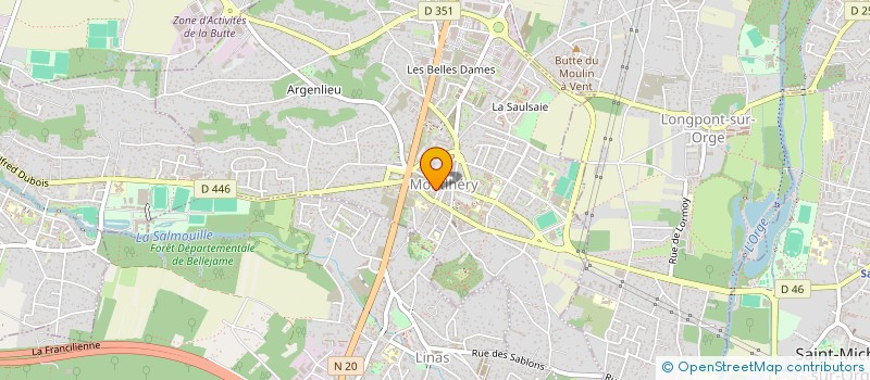 localisation de l'entreprise MTL FOOD à MONTLHERY