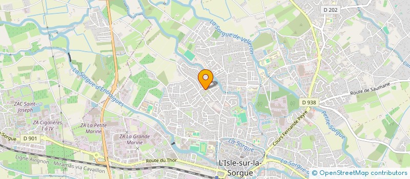 localisation de l'entreprise MTL23  L'ISLE-SUR-LA-SORGUE