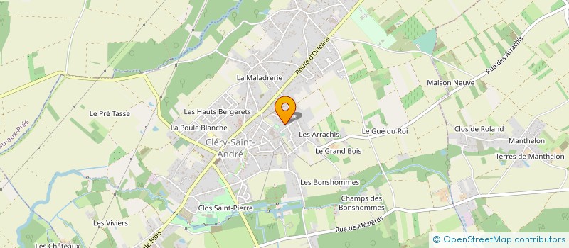 localisation de l'entreprise MTLH TRANSPORT à CLERY-SAINT-ANDRE