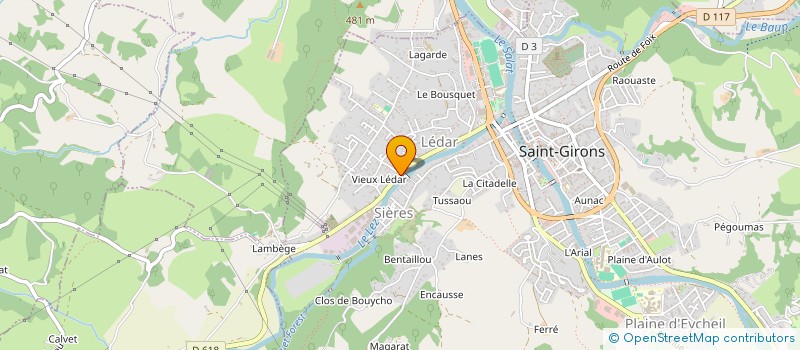 localisation de l'entreprise MTLN à SAINT-GIRONS