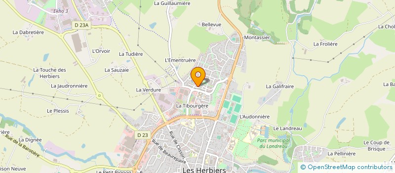 localisation de l'entreprise MTLOU à LES HERBIERS