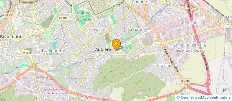 localisation de l'entreprise MTLR  AUBIERE