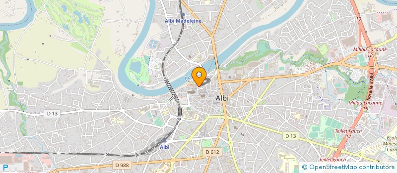 localisation de l'entreprise MTLV à ALBI