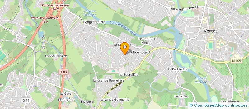 localisation de l'entreprise MTM à VERTOU