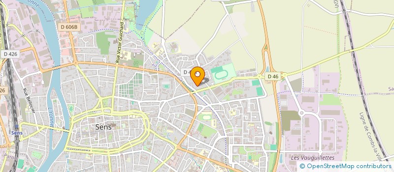 localisation de l'entreprise MTM à SENS