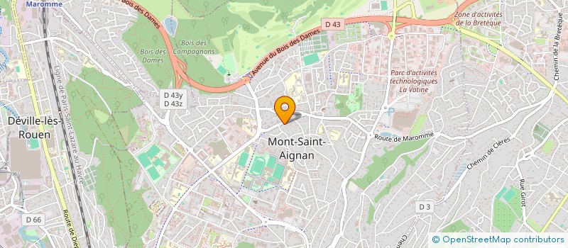 localisation de l'entreprise MTM  MONT-SAINT-AIGNAN