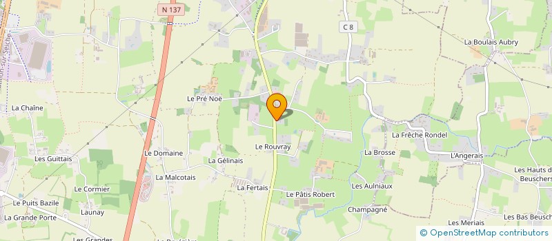 localisation de l'entreprise MTM  NOYAL-CHATILLON-SUR-SEICHE