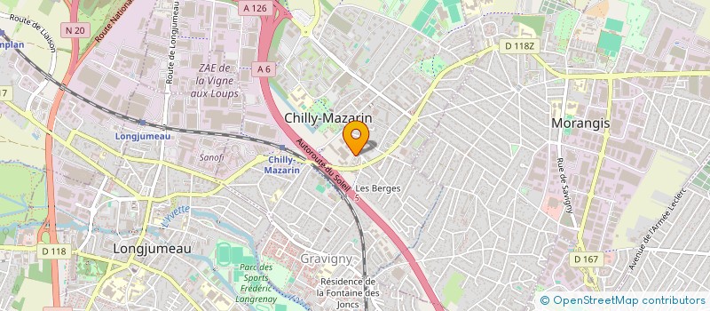 localisation de l'entreprise MTM CONSULTING  CHILLY-MAZARIN