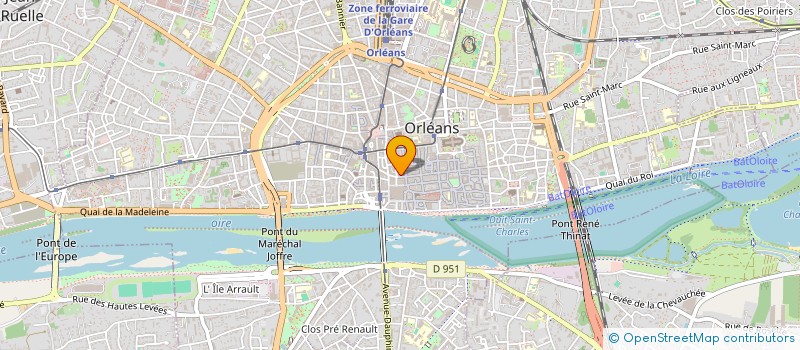 localisation de l'entreprise MTM DISTRIBUTION à ORLEANS