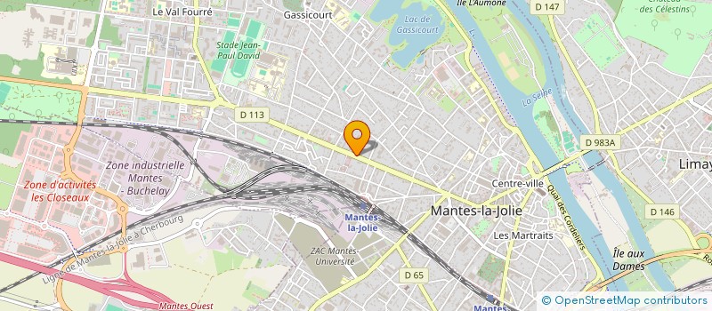 localisation de l'entreprise MTM ELEC  MANTES-LA-JOLIE