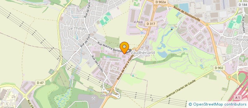 localisation de l'entreprise MTM HOLDING  LE THILLAY