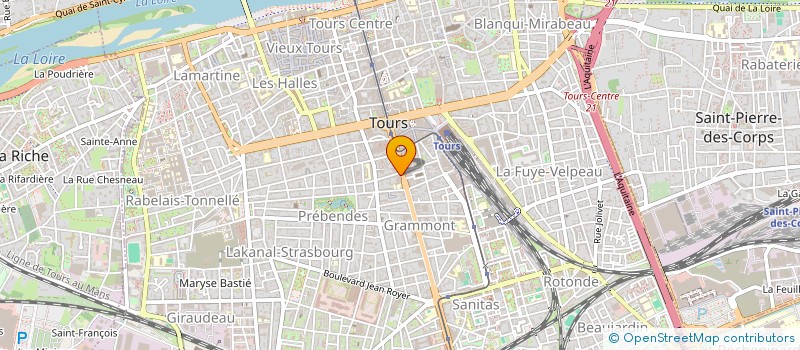 localisation de l'entreprise MTM INVEST à TOURS