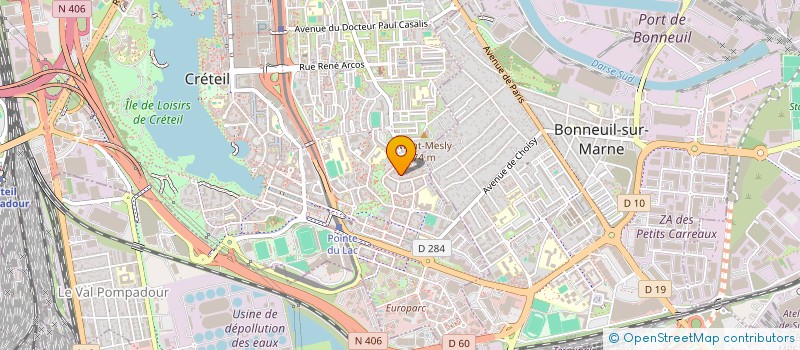 localisation de l'entreprise MTM MARKET à CRETEIL