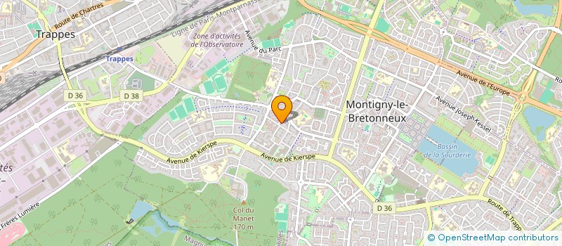 localisation de l'entreprise MTMC-IDF  MONTIGNY-LE-BRETONNEUX