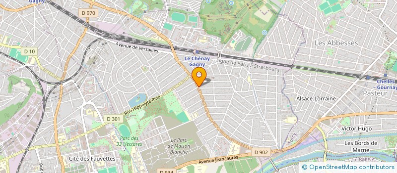 localisation de l'entreprise MTN à GAGNY