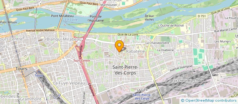 localisation de l'entreprise MTN IMMO  SAINT-PIERRE-DES-CORPS