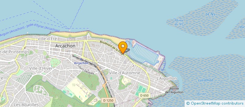 localisation de l'entreprise MTO à ARCACHON