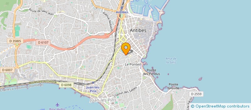 localisation de l'entreprise MTO  ANTIBES