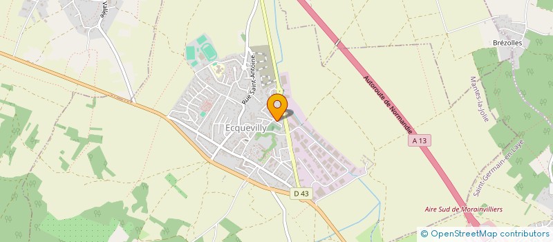 localisation de l'entreprise MTO  ECQUEVILLY