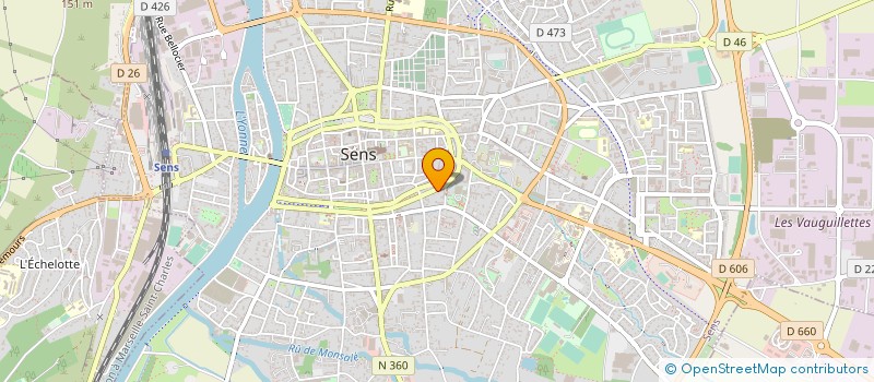 localisation de l'entreprise MTO BATIMENT à SENS