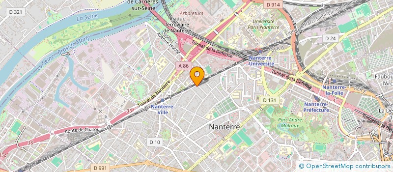 localisation de l'entreprise MTO GLOBAL YOUTH CONFERENCE  NANTERRE