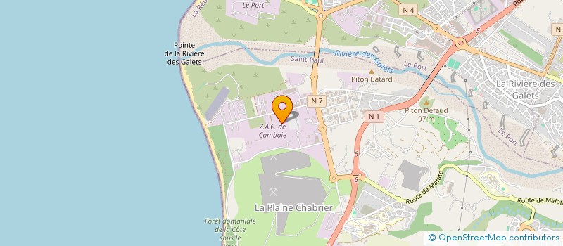 localisation de l'entreprise MTOI à SAINT-PAUL