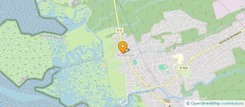 localisation de l'entreprise MTP 33  AUDENGE