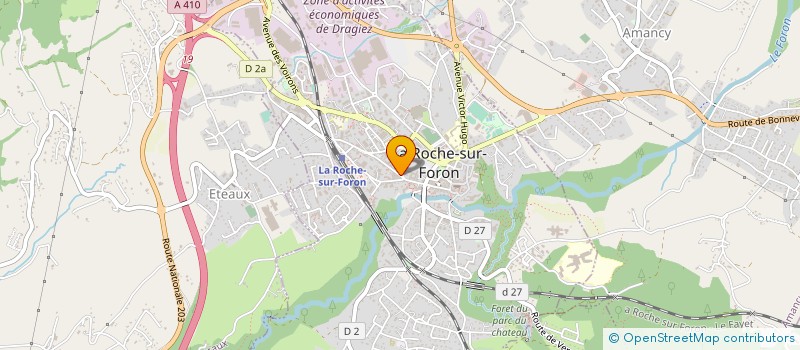 localisation de l'entreprise MTP à LA ROCHE-SUR-FORON