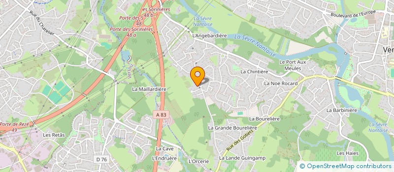 localisation de l'entreprise MTP à VERTOU
